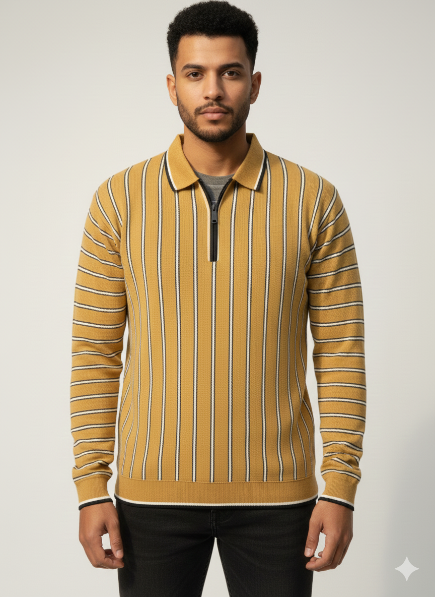 The Retro Rib Polo