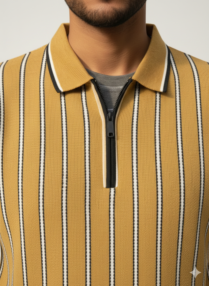 The Retro Rib Polo