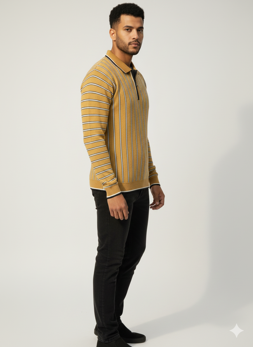 The Retro Rib Polo
